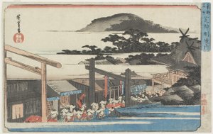 Ground Shinmei svatyně Shiba, 1832-1834