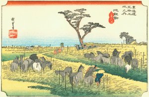 Hiroshige40 chirifu od Utagawa Hiroshige