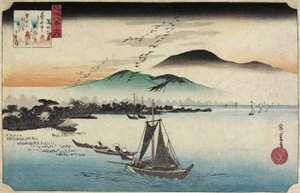 Homing Geese at Katada, c. 1834