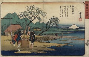 Klenot řeky Cho_fu v provincii Musaši, 1835-1837