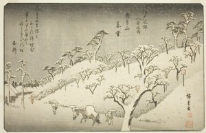 Lingering Snow at Asukayama (Asukayama no bosetsu), from the series "Eight Views in the Environs of Edo (Edo kinko hakkei no uchi)"   1276186   cs       czech Successfully Translated  Original: Across the Fields Translat: Across the Fields 1304166 cs czech od Utagawa Hiroshige