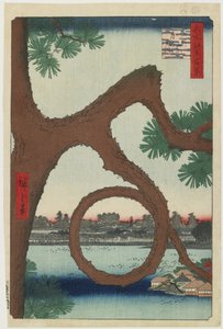 Moon Pine, Ueno Temple Precincts, srpen 1857