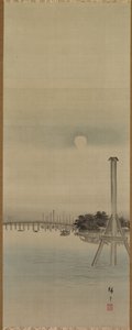 Noční scéna na řece Sumida od Utagawa Hiroshige
