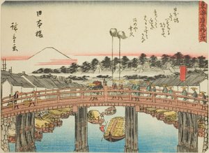 Nihonbashi, ze série ``padesát tři zvuků S tachi s te urbanity (městský stupeň vedle hlavní hory),