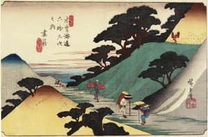 č. 43 Tsumago, 1830-1844