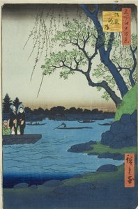 Omaya Gashi, ze série s ``Ridge dre d fa s views of Edo (Sto slavných pohledů na Edo)