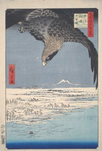 Plain at Susaki, Fukagawa, ze série Sto pohledů na Edo od Utagawa Hiroshige