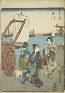 Shinagawa, ze série ``padesát tři s tachi zvuk ``te urbanity