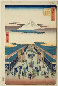 Napsal Suruga ze seriálu ``Ridge d re d fas views of Edo (Sto slavných pohledů na Edo)