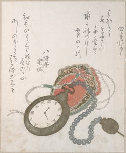 Západní kapesní hodinky ze sbírky Jarní déšť, sv. 3 od Utagawa Hiroshige