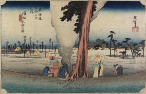 Zimní scéna, Hamamatsu, c. 1833
