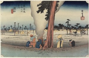 Zimní scéna, Hamamatsu, c. 1833