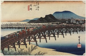 Most Yahagi, Okazaki, asi 1833