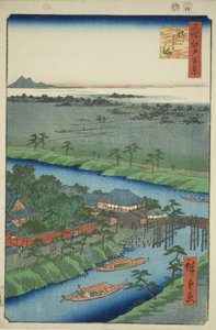 Yanagishima, ze seriálu ``Pohledy Ridge dre d fanet na Edo (Sto slavných pohledů na Edo)