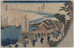 Shinagawa (ze série Padesát tři stanic Tokaida)