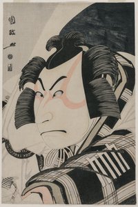 Nakamura Nakazo II jako Matsuomaru ve scéně zastavení kočáru, 1796. od Utagawa Kunimasa