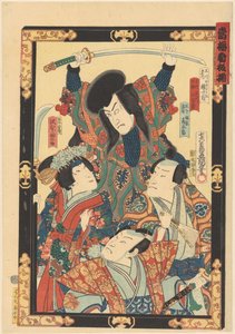 Sestava nejlepších hvězd (název série na objektu) od Utagawa Kunisada (I)