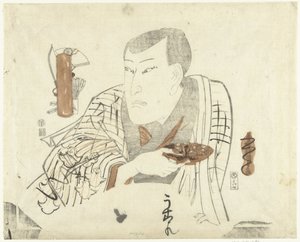 Herec s miskou od Utagawa Kunisada (I)