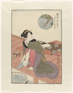 Inari Temp Strýcova Inari S Choon Heden Ui t Edo Jisei Ed Kanoko od Utagawa Kunisada (I)