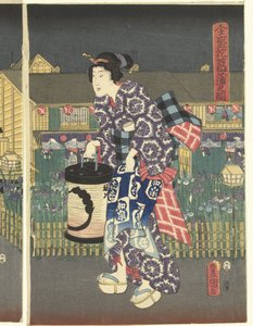 Irissen Inn Boei zensei hanashobu no zu od Utagawa Kunisada (I)