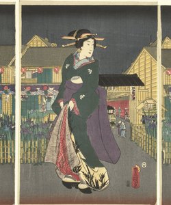 Kosatce v plném květu od Utagawa Kunisada (I)