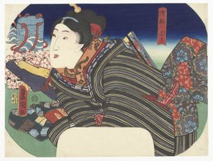 Žena s vodní hrnce od Utagawa Kunisada (I)