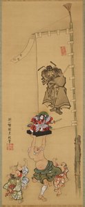 Chlapecký festival od Utagawa Kunisada