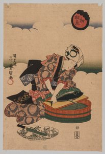 Příprava Bonita od Utagawa Kunisada