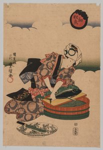 Příprava Bonity, 1823-1880. od Utagawa Kunisada