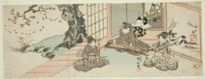 Dámské hrací nástroje od Utagawa Kuniyasu