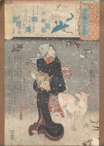 Večerní tváře od Utagawa Kuniyoshi
