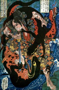 Závěsný od Utagawa Kuniyoshi