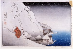 Život Nichirena od Utagawa Kuniyoshi