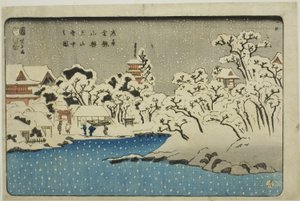 Bez zvuku Benten přitáhl ruku Kinryu Zan, člen MP Asakusa od Utagawa Kuniyoshi