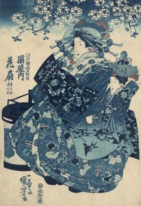 Vaše školní ruka je stále u Oggyho a od Kuniyoshi od Utagawa Kuniyoshi