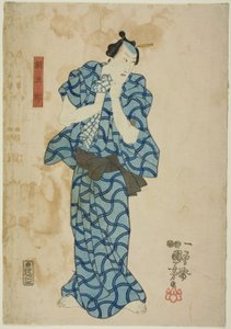 Te Ac and r Ichikawa Dan Juro vi pěkný jako Tsuna od Utagawa Kuniyoshi