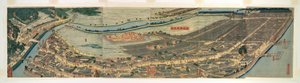 Levi back d Panorama not c View of Yokohama (restarted Yokohama prefectural Police) od Utagawa Sadahide