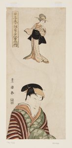 Herec (barevný dřevořez) od Utagawa Toyokuni