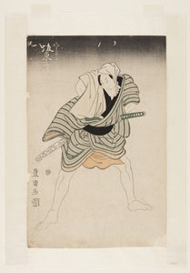 Herec Bando Mitsugoro III (barevný dřevořez) od Utagawa Toyokuni