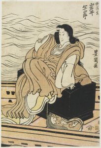 Herec Iwai Hanshiro jako žena Seigen od Utagawa Toyokuni