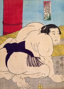 Sumo Wrestler, Utagawa Toyokuni, dřevoryt
