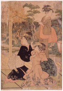 Tři krásky od Utagawa Toyokuni
