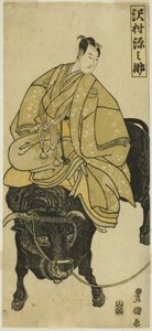 Herec Sawamura Gennosuke na koni jako Sugawara no Michizane od Utagawa Toyokuni I