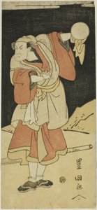 Herec ve scéně z dramatu od Utagawa Toyokuni I