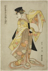 Hamamuraya: Segawa Kiku no Jyoi jako Shirabyoshi Hisakata, z televizního seriáluーーEh)” od Utagawa Toyokuni I