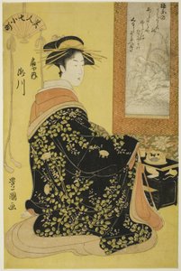 Takigawa z Takigawy z Ogiya, ze seriálu Sedm medvědů Uchifuru Komachi (Kráska 7 Komachi) od Utagawa Toyokuni I