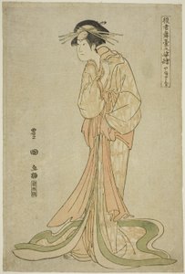 Yamatoya: Iwai Hanshiroi V Jako Okaru, z televizního seriálu od Utagawa Toyokuni I