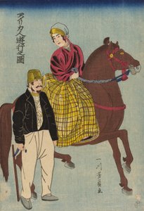 Američané na výletě od Utagawa Yoshikazu