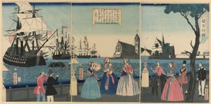 Yen gan d (britská země) od Utagawa Yoshitora