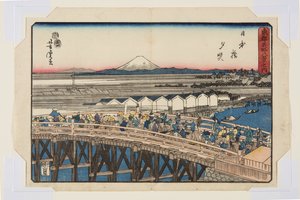 Nihonbashi: Západ slunce (Nihonbashi seki sh?)